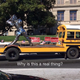 Illustration for article titled Flat-Bed School Bus Carries Chrome Knight, Political Message Around GA